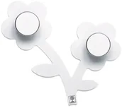 Wieszaki i stojaki - Foppapedretti Wieszak ścienny na ubrania Foppapedretti Appendifiore - Biały - miniaturka - grafika 1