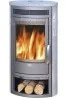 Wkłady kominkowe - ABX Arktis 6 czarna stal z wykończenie steatyt - miniaturka - grafika 1