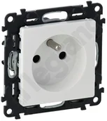 Gniazdka elektryczne - Legrand Valena Life Gniazdo 2P+Z bez przesłony AUTO Zac spężyna Biały - 753181 - miniaturka - grafika 1