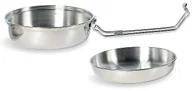 Kuchnia turystyczne i akcesoria - Tatonka Zestaw Scout Set 0,6 L steel - miniaturka - grafika 1