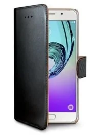 Celly Pokrowiec na telefon WALLY pro Samsung Galaxy A7 2016) WALLY537) Czarne - Etui i futerały do telefonów - miniaturka - grafika 2