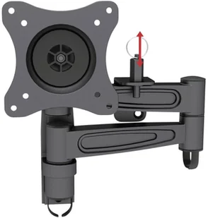 SpeaKa Professional 1232719, Maksymalny udźwig: 15 kg, 33,0 cm (13") - 68,6 cm (27") - Uchwyty do telewizora SpeaKa Professional 1232719, Maksymalny udźwig: 15 kg, 33,0 cm (13") - 68,6 cm (27") - Uchwyty do telewizora - miniaturka - grafika 1