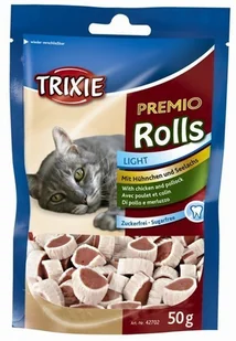 Trixie Premio Fish Chicken Rolls - Krążki Z Kurczakiem I Łososiem [42702] 13121 - Suplementy i witaminy dla kotów - miniaturka - grafika 4