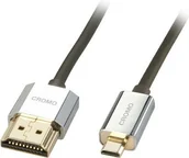 Kable - Lindy 41680 płaski Kabel HDMI - Micro HDMI (typu D) 1.4a High Speed Cat2 Etherne - miniaturka - grafika 1