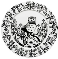 Talerze - Iittala Talerz płaski 30 cm Taika czarny 1012494 - miniaturka - grafika 1
