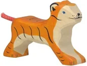 Figurki dla dzieci - Holztiger Mały drewniany tygrysek 80137 - miniaturka - grafika 1