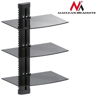 Maclean Uchwyt półka do DVD potrójna MC-664 8kg MC-664 - Uchwyty do telewizora - miniaturka - grafika 3