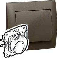 Legrand 775692 SISTENA LIFE Regulator temperatury komfort CHOCO 230V - Regulatory i termostaty - miniaturka - grafika 2