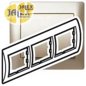 Klawisze i ramki - Legrand Sistena Life Ramka 3krotna  POZIOMA 771403 - miniaturka - grafika 1