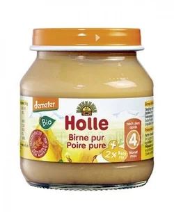 Holle Baby Deser BIO dla niemowląt - przetarta gruszka - bez glutenu, mleka i cukru - Desery dla dzieci - miniaturka - grafika 2