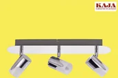Lampy sufitowe - Kaja Żyrandol K-JZ-JORGA 3 CHR LED z serii JORGA - miniaturka - grafika 1