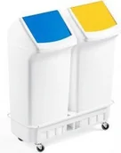 Pojemniki biurowe - Durable Wózek do dwóch pojemników 40l DURABIN TROLLEY - miniaturka - grafika 1
