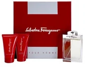 Zestawy perfum męskich - Salvatore Ferragamo Pour Homme woda toaletowa 100 ml + woda po goleniu 75 ml + żel pod prysznic 75 ml - miniaturka - grafika 1