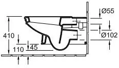 Villeroy & Boch Rama mocująca do misek WC i bidetów 99530000 - Stelaże i zestawy podtynkowe do WC - miniaturka - grafika 2
