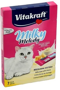 Vitakraft Cat Milky Melody krem z mleka i sera 70g [28819] 12451 - Suplementy i witaminy dla kotów - miniaturka - grafika 3