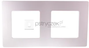 Legrand Niloe ramka Podwójna popielata 665032 - Wyłączniki światła i elektryczne - miniaturka - grafika 2