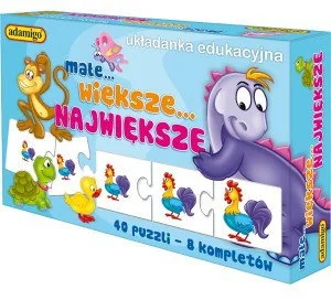 Adamigo Małe,iększe, największe - Gry planszowe - miniaturka - grafika 2