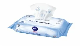 Nivea Baby CHUSTECZKI SOFT & CREAM DUOPACK 2X63SZT. - Chusteczki nawilżane - miniaturka - grafika 2