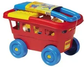 Klocki - Ecoiffier Wózek z klockami 100szt. 1580 Abrick - miniaturka - grafika 1