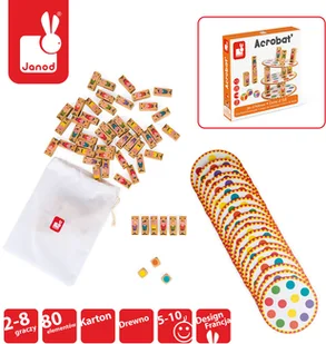 Janod Akrobaci - Gry planszowe - miniaturka - grafika 6