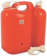 Akcesoria do urządzeń ogrodniczych - Kanister podwójny Eco Hünersdorff czerwony 5,5+3 l - miniaturka - grafika 1