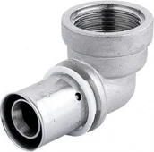 Akcesoria grzewcze - Perfexim Kolanko ZAPRASOWYWANE NAKRĘTNE 20 x 1 - miniaturka - grafika 1