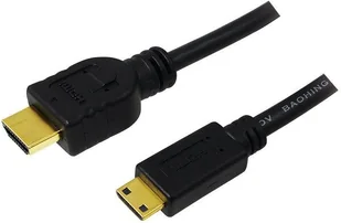 Logilink Kabel HDMI na miniHDMI 1m Czarny CH0021 - Kable - miniaturka - grafika 2