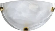 Lampy ścienne - Rabalux Kinkiet nowoczesna LAMPA ścienna ALABASTRO 3001 IP20 Biały złoty - miniaturka - grafika 1