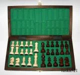 Gry planszowe - Szachy drewniane TURNIEJOWE SZKOLNE 28 x 28 - miniaturka - grafika 1