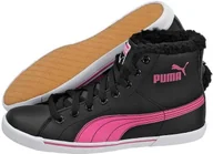 Buty sportowe damskie - Puma Benecio Mid Winter 353621 różowo-czarny - miniaturka - grafika 1