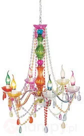 KARE 6pkt. żyrandol STARLIGHT RAINBOW - Lampy sufitowe - miniaturka - grafika 2