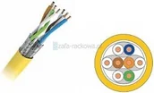 Kable miedziane - BKT-ELEKTRONIK Kabel S/Kabel FTP FRNC KAT7 DRUT ŻÓŁTY 23AWG BKT (500m) 10154610.500 - miniaturka - grafika 1