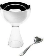 Inne naczynia kuchenne - Alessi Pucharek i łyżka do lodów Big love - przezroczysty AMMI01S i - miniaturka - grafika 1