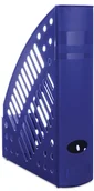 Pojemniki biurowe - Donau Pojemnik na dokumenty ażurowy , polistyren, A4, niebieski 7462001PL-10 - miniaturka - grafika 1