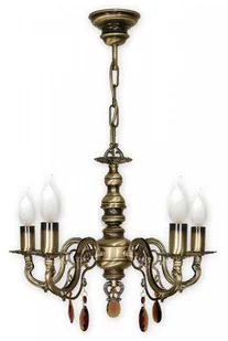 Lemir Antares Żyrandol 5 - punktowy - Patyna O1315/W5 426 / O1315/W5 - Lampy sufitowe - miniaturka - grafika 4