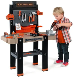 Smoby Warsztat 95 akc. Ultimate Black&Decker - Mały majsterkowicz Smoby Warsztat 95 akc. Ultimate Black&Decker - Mały majsterkowicz - miniaturka - grafika 3