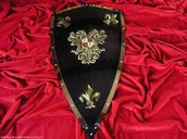 Repliki - broń - Płatnerze hiszpańscy STALOWA TARCZA KAROLA V HABSBURGA - miniaturka - grafika 1