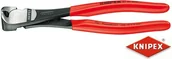 Kombinerki i obcęgi - Knipex szczypce tnące czołowe o zwiększonym przełożeniu, PCW (67 01 160) - miniaturka - grafika 1