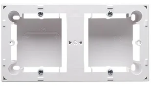 Kontakt Kontakt_Simon Puszka natynkowa płytka (31mm) podwójna biały MPN2/11 - Wyłączniki światła i elektryczne - miniaturka - grafika 5