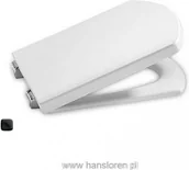 Deski sedesowe - Roca Hall deska sedesowa wolnoopadająca grafit - A801622924 - miniaturka - grafika 1