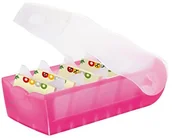 Pomoce naukowe - HAN Han 998-663 Croco pudełko na fiszki o formacie A8, różowe półprzezroczyste 998-663 - miniaturka - grafika 1