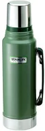 Termosy - STANLEY Termos stalowy Classic 1.0 l zielony (10-01254-038) - miniaturka - grafika 1