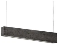 Lampy sufitowe - Nowodvorski LAMPA wisząca STONE TRAVERTINE 7014 belka OPRAWA zwis IP20 Szary - miniaturka - grafika 1
