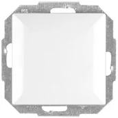 Wyłączniki światła i elektryczne - Abex Przycisk światło-dzwonek Perła biały - miniaturka - grafika 1