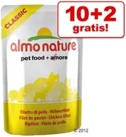Mokra karma dla kotów - Almo Nature Classic, 12 X 55 G Tuńczyk I Kurczak - miniaturka - grafika 1