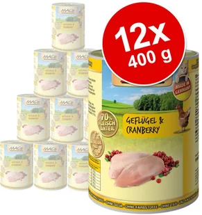 MACs Megapakiet MAC´s Cat karma dla kota 24 x 400 g Drób & żurawina - Mokra karma dla kotów MACs Megapakiet MAC´s Cat karma dla kota 24 x 400 g Drób & żurawina - Mokra karma dla kotów - miniaturka - grafika 1