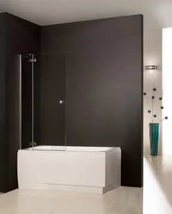 Sanplast Parawan nawannowy 90x150cm PW2/FREE-90-S profil chrom/błyszczący, wzór - Parawany nawannowe - miniaturka - grafika 2