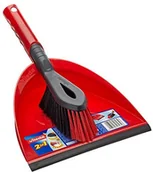 Akcesoria łazienkowe - Vileda 141743 zestaw do zamiatania 2-w-1 ze specjalną miotełką do narożników, zajmuje mało miejsca 141752 - miniaturka - grafika 1