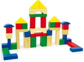 Klocki - Small Foot Design Kolorowe naturalne klocki dla najmłodszych (40 sztuk) Luca 2 2862 - miniaturka - grafika 1