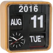 Zegary - Karlsson Zegar ścienny Mini Flip bamboo by KA5364WD - miniaturka - grafika 1